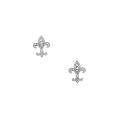 Boutiques de musées Boucles D'Oreilles-Boucles d'oreilles Clips Fleur de Lys