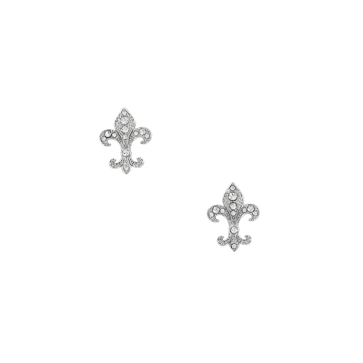Boutiques de musées Boucles D'Oreilles-Boucles d'oreilles Clips Fleur de Lys