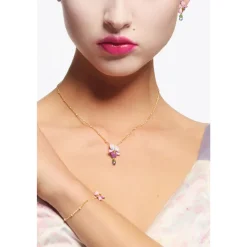 Discount Boutiques de musées Boucles d'oreilles dormeuses Violette - Les Néréides