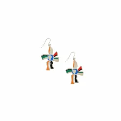 Boutiques de musées Boucles D'Oreilles-Boucles d'oreilles Fernand Léger - La Fleur qui marche