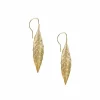 Boutiques de musées Boucles D'Oreilles-Boucles d'oreilles Feuille de laurier