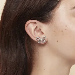 New Boutiques de musées Boucles d'oreilles Nœud à l'égaré