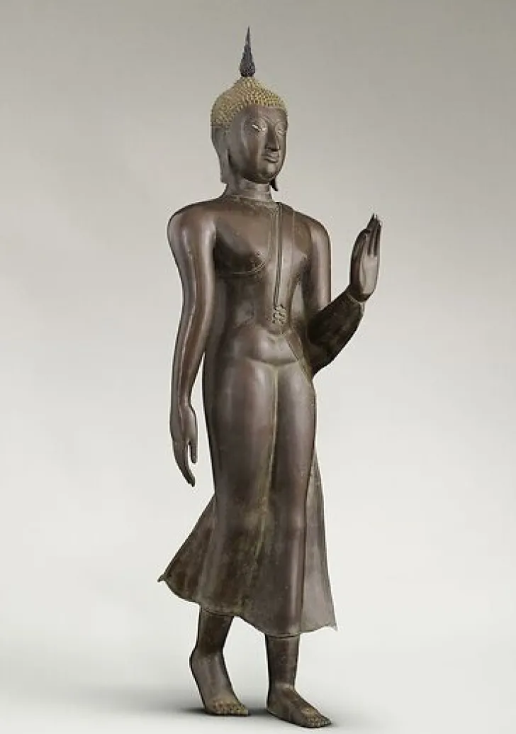 Online Boutiques de musées Bouddha marchant (toiles encadrées)