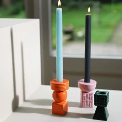 Boutiques de musées Design|Art De La Maison-Bougeoir Stack Vert - Ø 5 cm