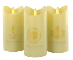 Boutiques de musées Art De La Maison-Bougie à flamme oscillante "Roi soleil"