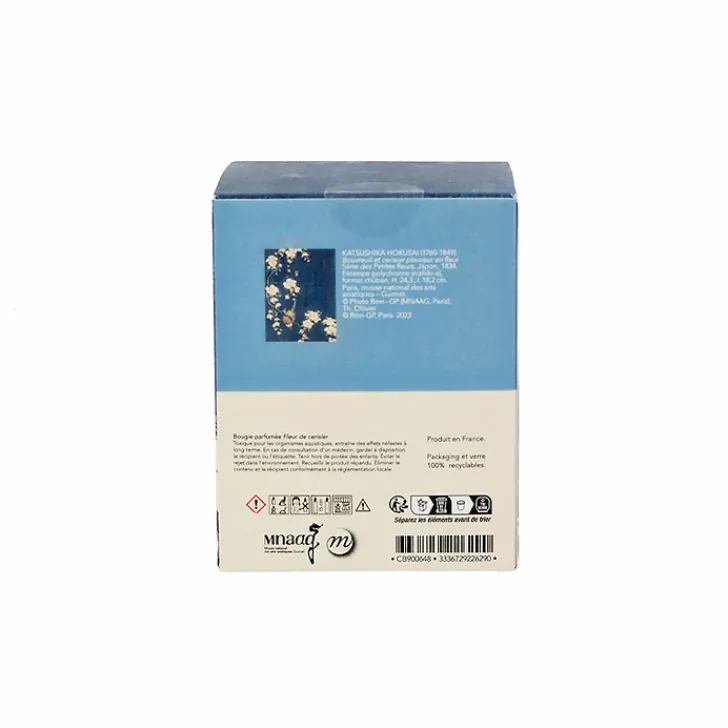 Boutiques de musées Senteurs-Bougie parfumée Fleur de cerisier - Hokusai