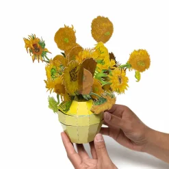 Boutiques de musées Loisirs Créatifs|Art De La Maison-Bouquet Pop-up en papier Vincent van Gogh - Tournesols