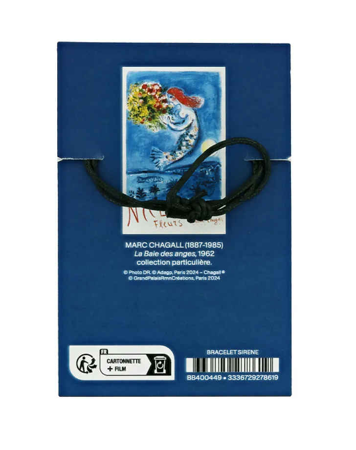 Best Boutiques de musées Bracelet cordon Marc Chagall - La baie des anges, 1962