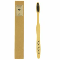 Boutiques de musées Corps & Bain-Brosse à dents en bambou avec emblèmes de Napoléon, avec son étui