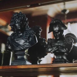 Boutiques de musées Buste en cire de Napoléon Trudon - Noir