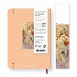Boutiques de musées Cahiers Et Carnets-Cahier à élastique Alphonse Mucha - L'Automne