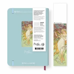 Boutiques de musées Cahiers Et Carnets-Cahier à élastique Alphonse Mucha - Le Printemps