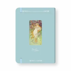 Boutiques de musées Cahiers Et Carnets-Cahier à élastique Alphonse Mucha - Le Printemps