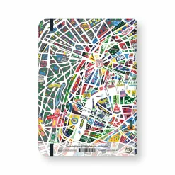 Boutiques de musées Cahiers Et Carnets-Cahier à élastique Antoine Corbineau - Plan de Paris
