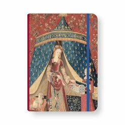 Boutiques de musées Cahier à élastique Dame à la licorne - A mon seul désir