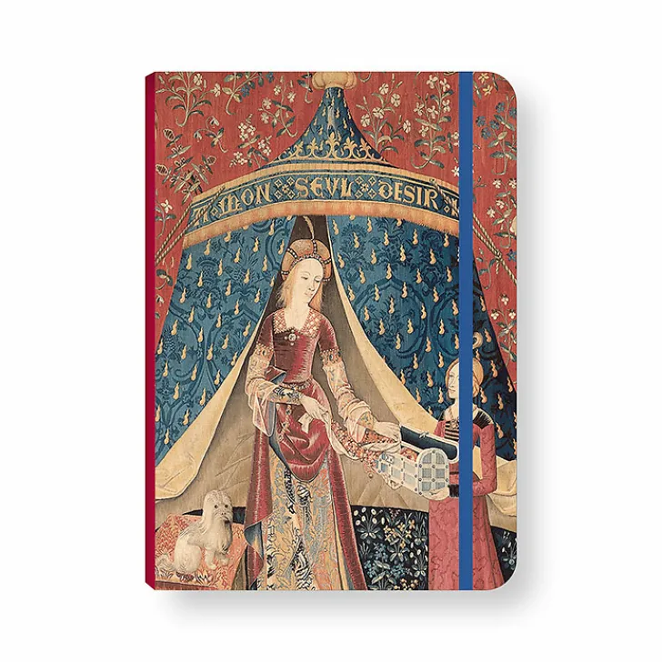 Boutiques de musées Cahier à élastique Dame à la licorne - A mon seul désir