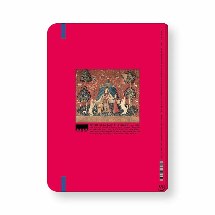 Boutiques de musées Cahier à élastique Dame à la licorne - A mon seul désir
