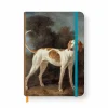 Boutiques de musées Cahiers Et Carnets-Cahier à élastique Jean-Baptiste Oudry - Polydore, chien de la meute de Louis XV, 1726