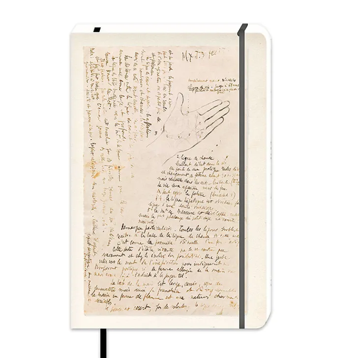 Boutiques de musées Cahiers Et Carnets-Cahier à élastique Pablo Picasso - Étude de chiromancie