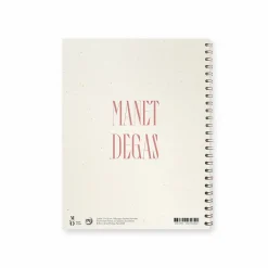 New Boutiques de musées Cahier à spirale Édouard Manet / Edgar Degas - Femme dans un tub, 1878 / Le Tub, 1886