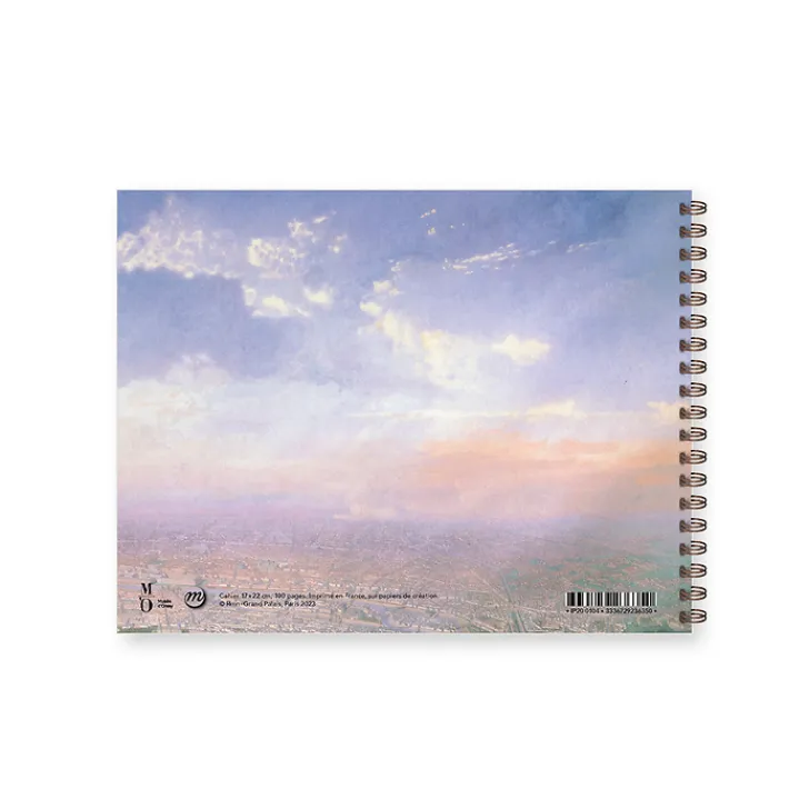 Boutiques de musées Cahiers Et Carnets-Cahier à spirale Victor Navlet - Vue générale de Paris, prise de l'Observatoire, en ballon, 1855