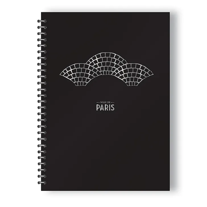 Boutiques de musées Cahiers Et Carnets-Cahier à spirale Ville de Paris - Pavés de Paris