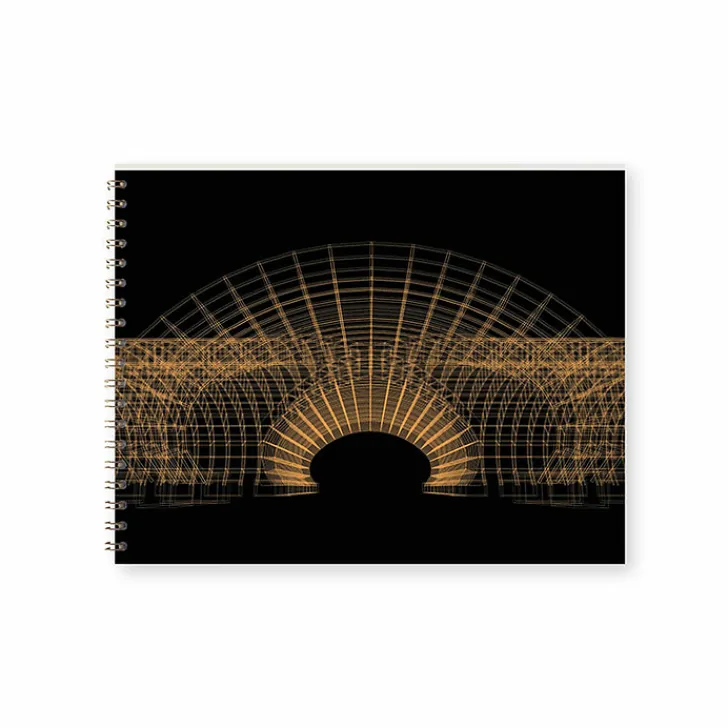 Boutiques de musées Cahiers Et Carnets-Cahier à spirale Wilmotte - Étude filaire du Grand Palais éphémère
