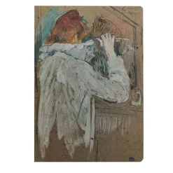 Boutiques de musées Cahiers Et Carnets-Cahier - Toulouse-Lautrec - Femme se frisant