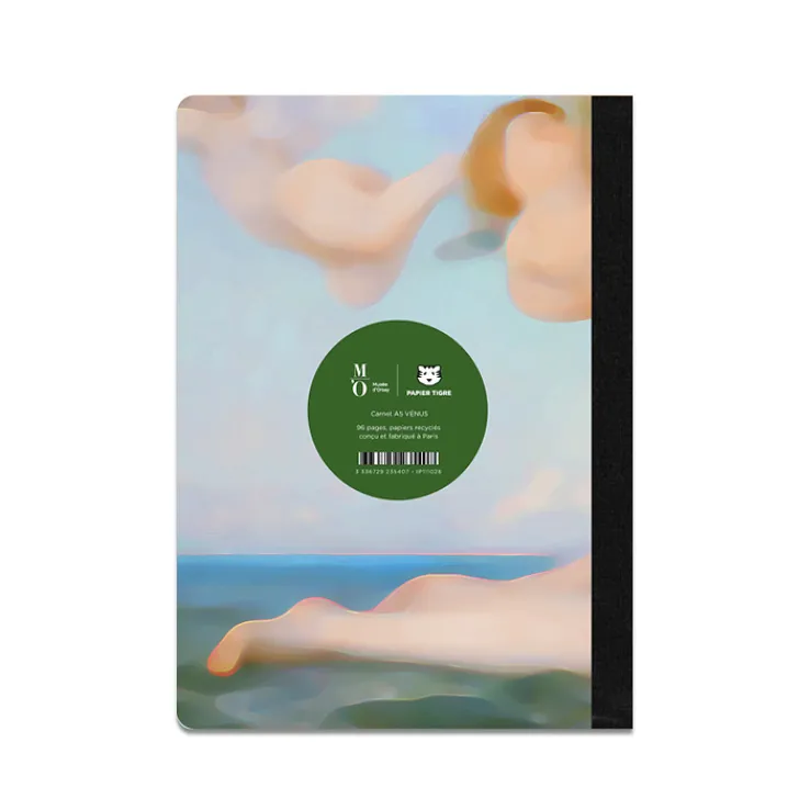 Boutiques de musées Cahiers Et Carnets-Cahier A5 Papier Tigre - Vénus/ Cabanel