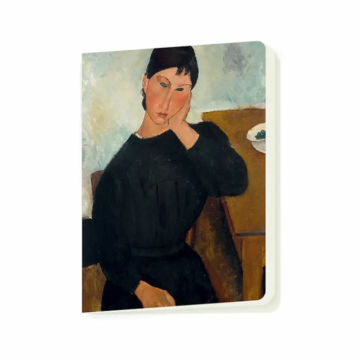 Boutiques de musées Cahiers Et Carnets-Cahier Amedeo Modigliani - Elvire assise, accoudée à une table, 1919