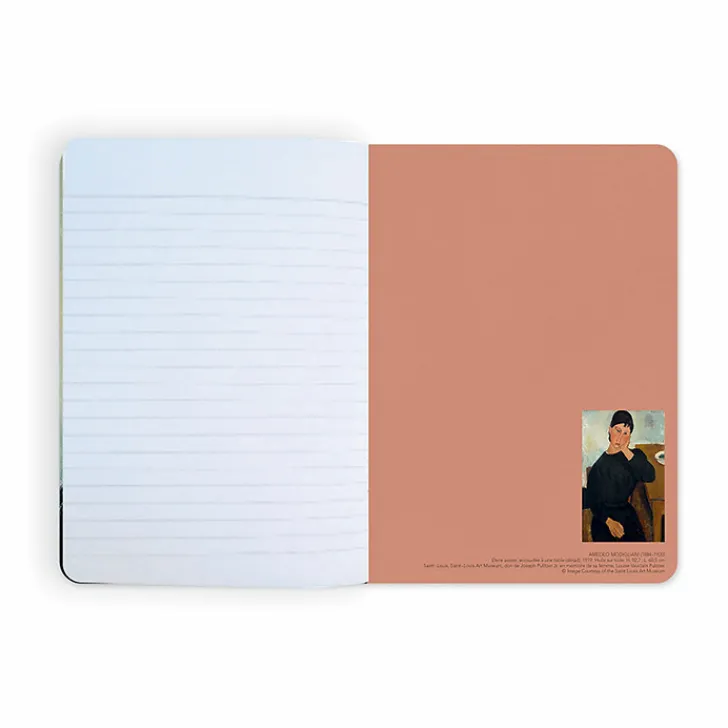 Boutiques de musées Cahiers Et Carnets-Cahier Amedeo Modigliani - Elvire assise, accoudée à une table, 1919