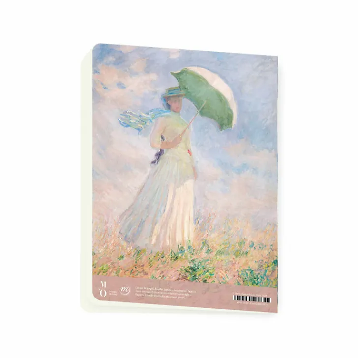 Boutiques de musées Cahiers Et Carnets-Cahier Claude Monet - Femme à l'ombrelle tournée vers la gauche