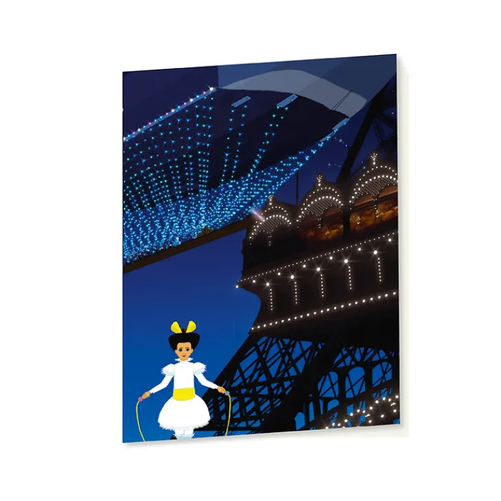 Hot Boutiques de musées Cahier d'écolier "Dilili à Paris" - Tour Eiffel Bleu