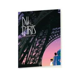 Boutiques de musées Loisirs Créatifs|Cahiers Et Carnets-Cahier d'écolier "Dilili à Paris" - Tour Eiffel Rose