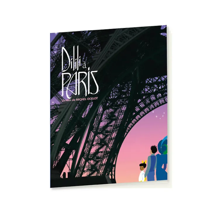 Boutiques de musées Loisirs Créatifs|Cahiers Et Carnets-Cahier d'écolier "Dilili à Paris" - Tour Eiffel Rose
