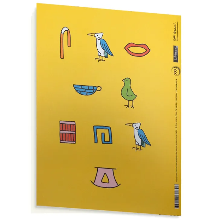 Hot Boutiques de musées Cahier de dessin Baron - Sarcophage jaune