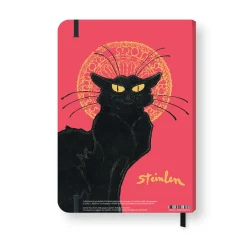 Hot Boutiques de musées Cahier élastique Théophile-Alexandre Steinlen - Chat noir