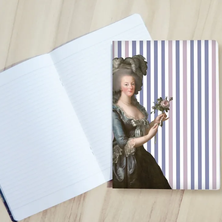 Boutiques de musées Cahiers Et Carnets-Cahier Élisabeth Louise Vigée Le Brun - Portrait de la reine Marie-Antoinette dit « à la rose », 1783