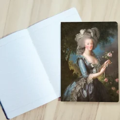 Online Boutiques de musées Cahier Élisabeth-Louise Vigée-Lebrun - Marie-Antoinette de Lorraine-Hasbourg, reine de France, à la rose, 1783