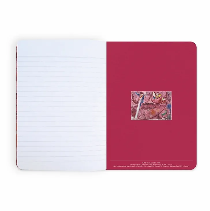 Boutiques de musées Cahiers Et Carnets-Cahier Marc Chagall - Le Cantique des Cantiques III