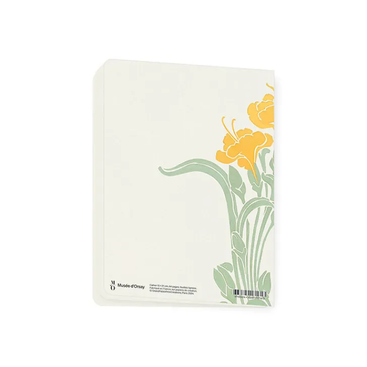 Outlet Boutiques de musées Cahier Émile Bernaux - Décor floral stylisé