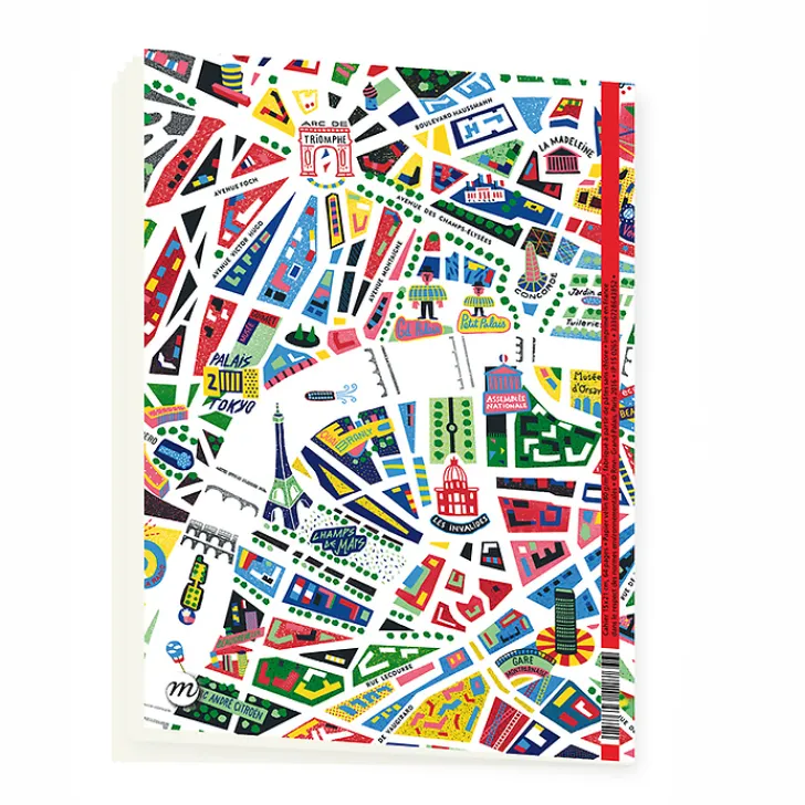 Online Boutiques de musées Cahier "Plan de Paris"