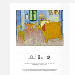 Boutiques de musées Cahiers Et Carnets-Cahier Vincent van Gogh - La chambre de Van Gogh à Arles - Orsay x Papier Tigre - A5