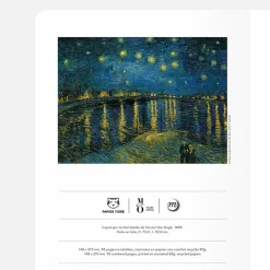 Online Boutiques de musées Cahier Vincent van Gogh - La Nuit étoilée - Orsay x Papier Tigre - A5