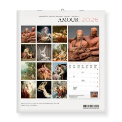 Boutiques de musées Calendriers Et Agendas-Calendrier 2026 - Amour - 15,5x18cm