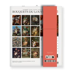 Boutiques de musées Calendriers Et Agendas-Calendrier 2026 - Bouquets du Louvre - 15,5x18cm