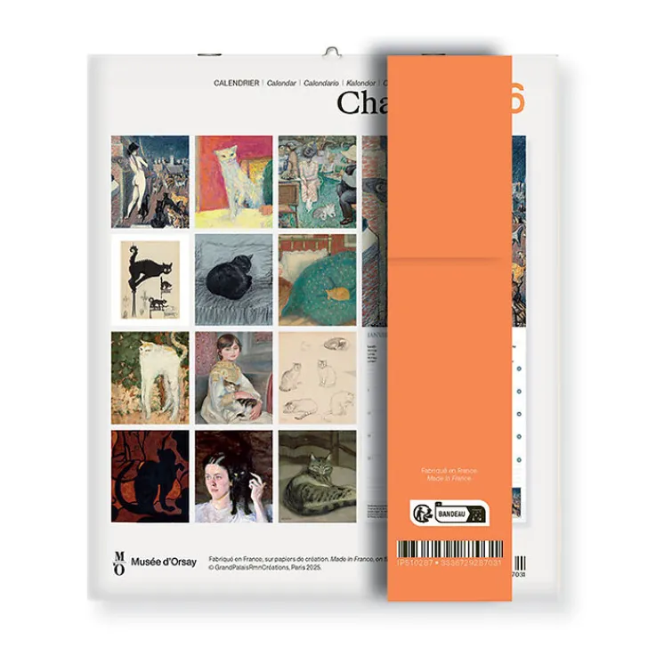 Boutiques de musées Calendriers Et Agendas-Calendrier 2026 - Chats - 15,5x18cm