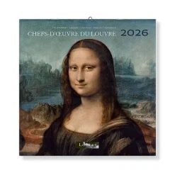 Boutiques de musées Calendrier 2026 - Chefs-d'œuvre du Louvre - 30x30 cm