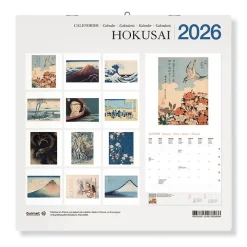 Boutiques de musées Calendriers Et Agendas-Calendrier 2026 - Hokusai - 30x30 cm