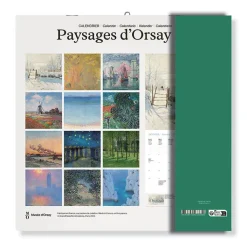 Boutiques de musées Calendriers Et Agendas-Calendrier 2026 - Paysages d'Orsay - 30x30 cm